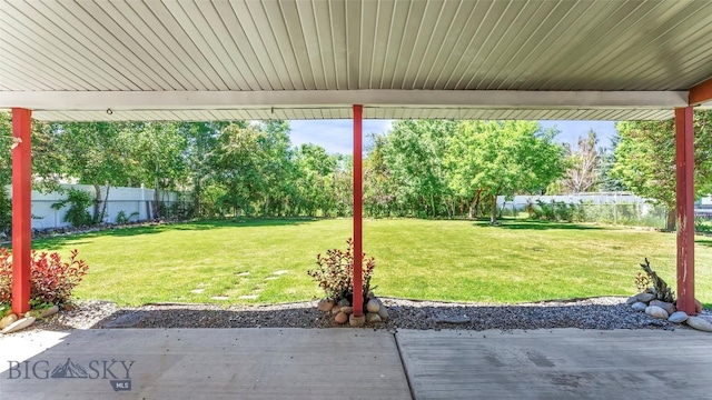 1008 E Missoula, Belgrade, MT 59714 - fenced backyard with a patio
