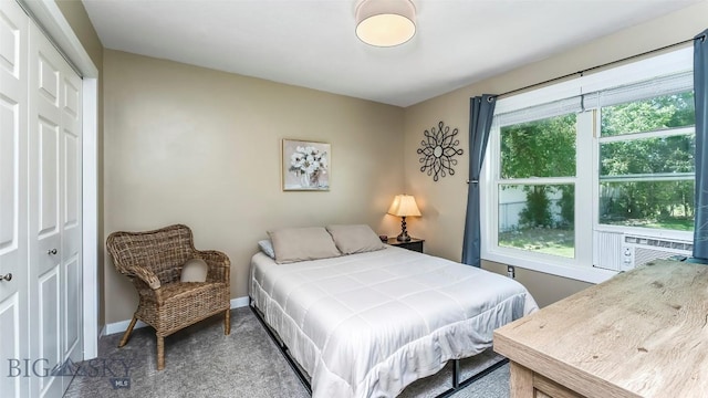 1008 E Missoula, Belgrade, MT 59714 - carpeted bedroom with a closet and cooling unit