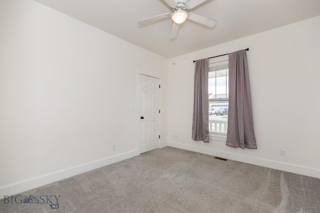 894 Rogers, Bozeman, MT 59718 - carpeted empty room with baseboards and a ceiling fan