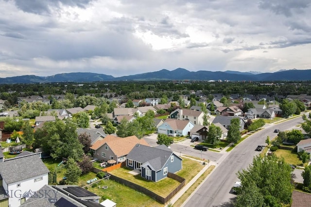 894 Rogers, Bozeman, MT 59718 - aerial perspective of suburban area featuring mountains