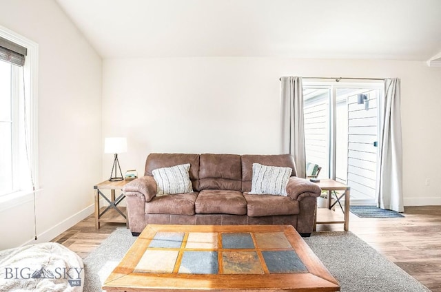 708 Pierre St, Belgrade, MT 59714 - living area with baseboards and wood finished floors