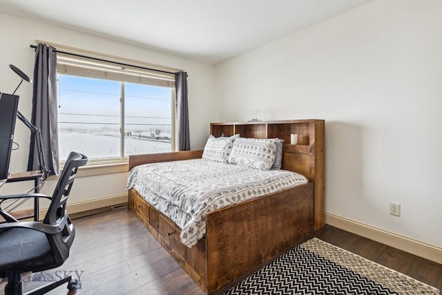 3609 Fieldstone W, Bozeman, MT 59715 - bedroom with wood finished floors and baseboards