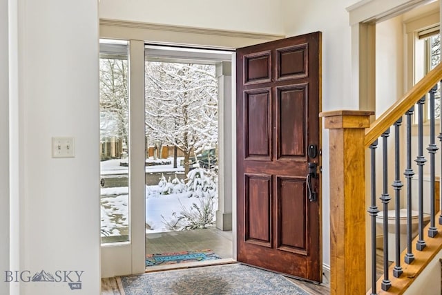 3609 Fieldstone W, Bozeman, MT 59715 - foyer with stairway