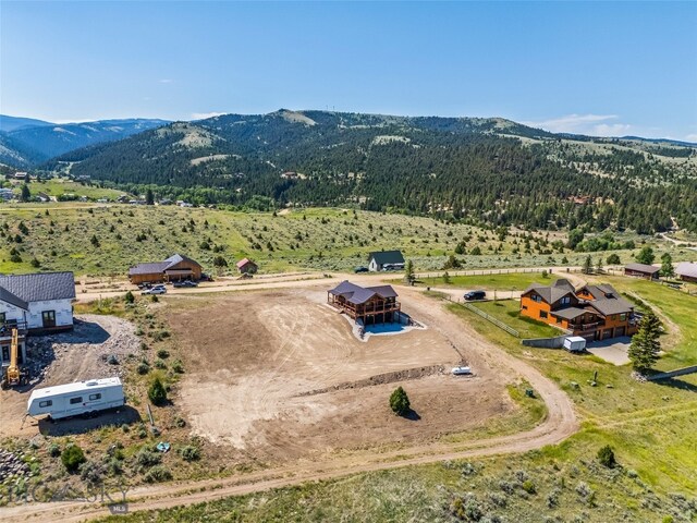 209 W Madison St, Virginia City, MT 59755 - aerial view of sparsely populated area featuring a mountainous background