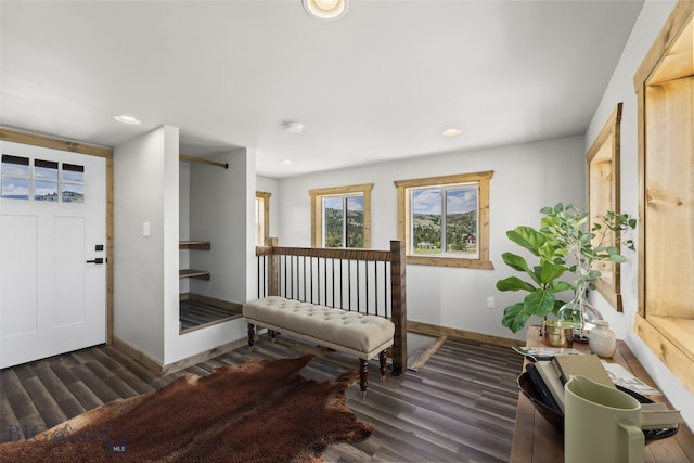 209 W Madison St, Virginia City, MT 59755 - foyer featuring wood finished floors and recessed lighting