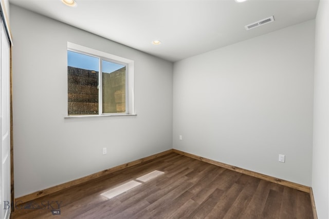209 W Madison St, Virginia City, MT 59755 - empty room with wood finished floors and recessed lighting