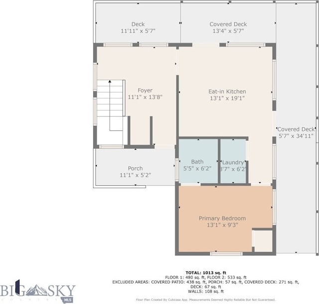 209 W Madison St, Virginia City, MT 59755 - view of floor plan / room layout
