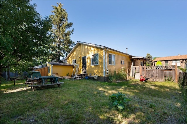 815 N Grand, Bozeman, MT 59715 - back of house with entry steps