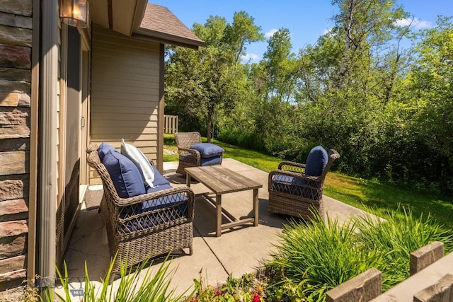 3300 E Graf Unit 26, Bozeman, MT 59715 - view of patio featuring an outdoor living space