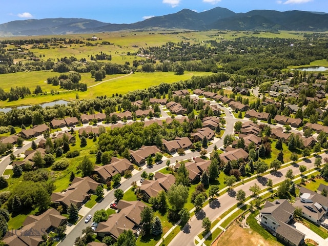 3300 E Graf Unit 26, Bozeman, MT 59715 - aerial perspective of suburban area featuring a water and mountain view
