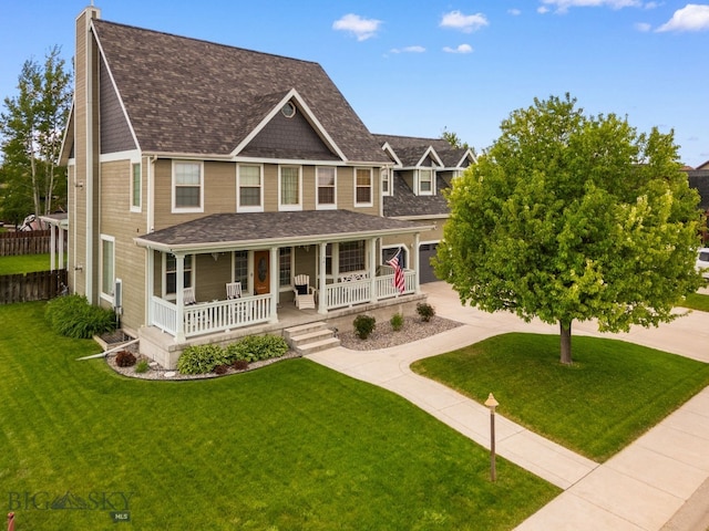 34 W Katina Ct, Bozeman, MT 59718 - view of front of home featuring a porch and roof with shingles