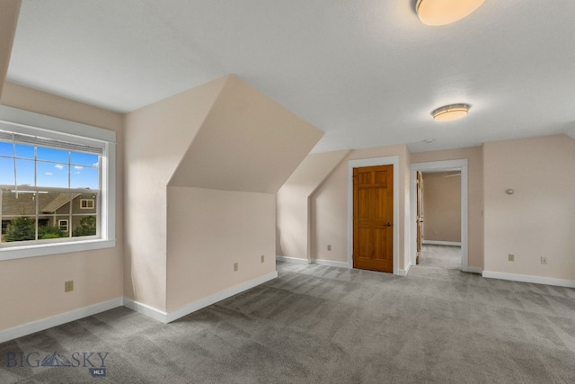 34 W Katina Ct, Bozeman, MT 59718 - additional living space featuring carpet flooring and vaulted ceiling