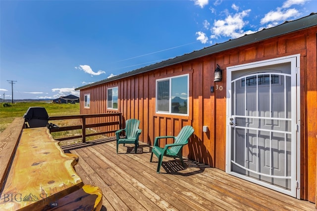 30 Hayfield Loop Trl, Ennis, MT 59729 - wooden deck featuring a grill
