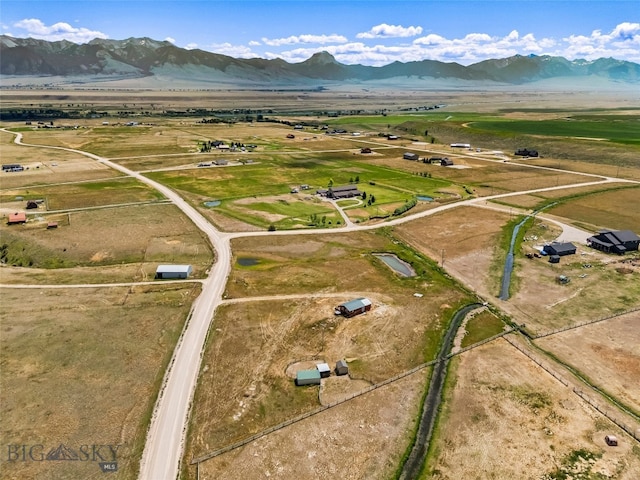 30 Hayfield Loop Trl, Ennis, MT 59729 - aerial view of sparsely populated area with a mountainous background