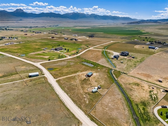 30 Hayfield Loop Trl, Ennis, MT 59729 - aerial view of sparsely populated area featuring a mountain backdrop