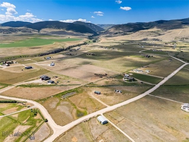 30 Hayfield Loop Trl, Ennis, MT 59729 - aerial view of a mountain backdrop