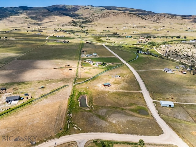 30 Hayfield Loop Trl, Ennis, MT 59729 - aerial view of property's location with rural landscape and a mountainous background
