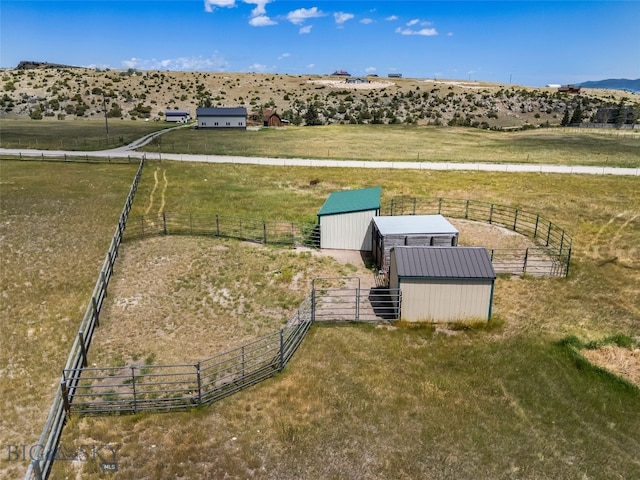 30 Hayfield Loop Trl, Ennis, MT 59729 - aerial view of sparsely populated area featuring mountains and a pastoral area