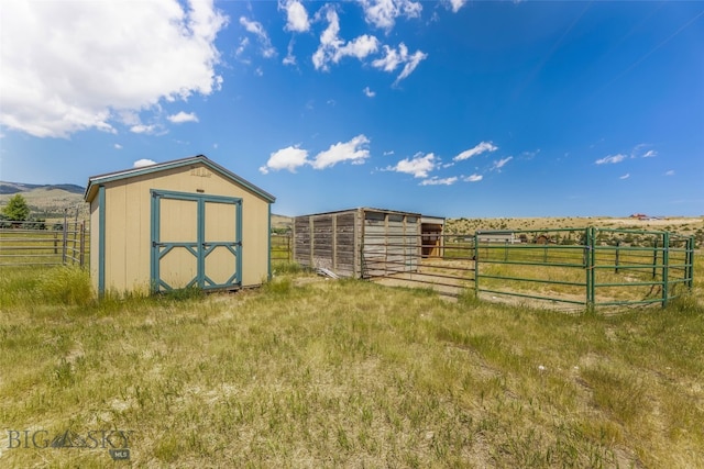 30 Hayfield Loop Trl, Ennis, MT 59729 - view of shed with a rural view