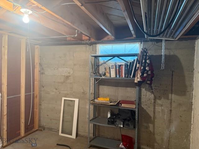 306 Juniper St, Anaconda, MT 59711 - view of below grade area