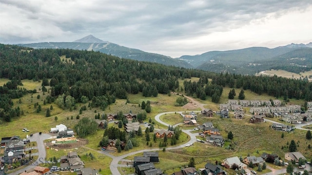 8 Ringneck Dr, Big Sky, MT 59716 - aerial overview of property's location with mountains