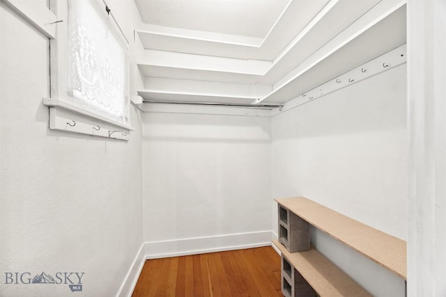1039 Placer St, Butte, MT 59701 - spacious closet featuring wood finished floors