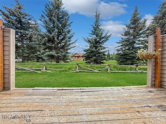 80 Aspen Leaf Dr Unit 7, Big Sky, MT 59716 - deck with a yard