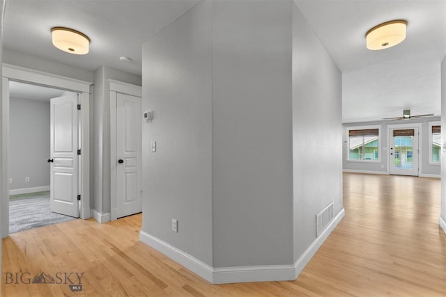 2757 Marlyn Ct Unit 1, Bozeman, MT 59718 - hallway with light wood-type flooring