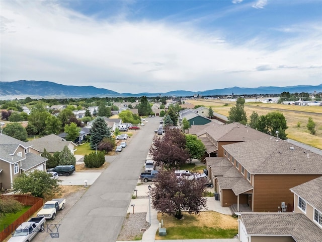 1110 Biehl Unit C, Belgrade, MT 59714 - aerial view of residential area featuring a mountain backdrop