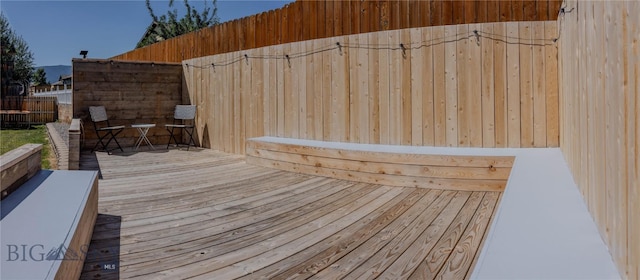 801 Pleiades Pl, Livingston, MT 59047 - view of wooden deck