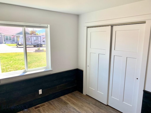 801 Pleiades Pl, Livingston, MT 59047 - unfurnished bedroom with wood finished floors and a closet