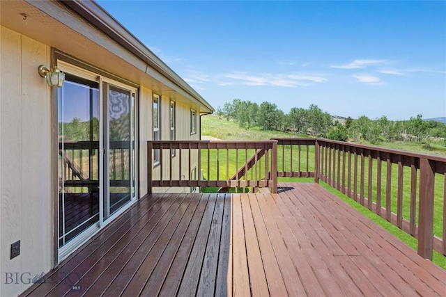 34 Mammoth Dr, Butte, MT 59701 - wooden terrace featuring a yard