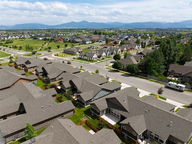 5479 Annie St, Bozeman, MT 59718 - aerial view of residential area featuring mountains