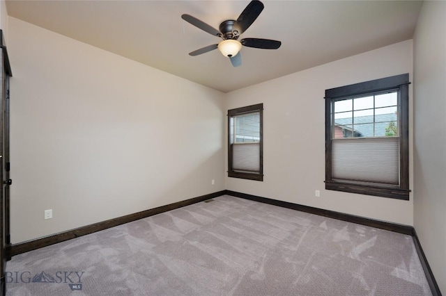 5479 Annie St, Bozeman, MT 59718 - spare room featuring carpet floors and a ceiling fan
