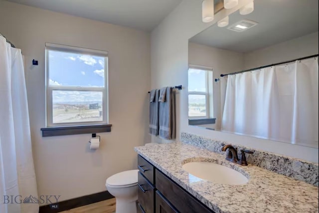 421 Otis Ave, Ennis, MT 59729 - full bath with vanity and wood finished floors