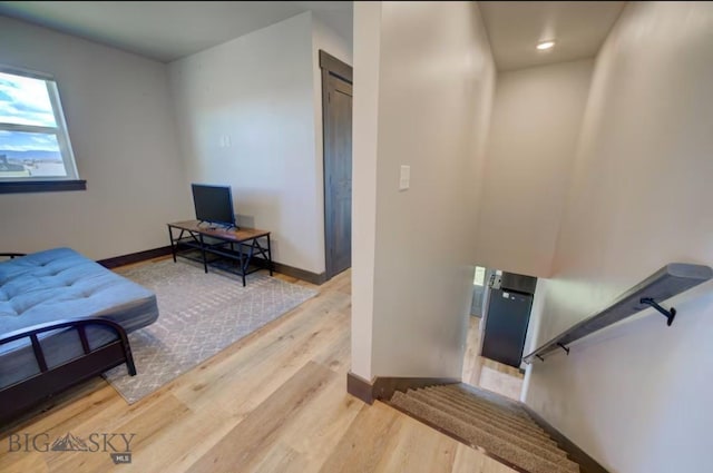 421 Otis Ave, Ennis, MT 59729 - stairway featuring wood finished floors and recessed lighting