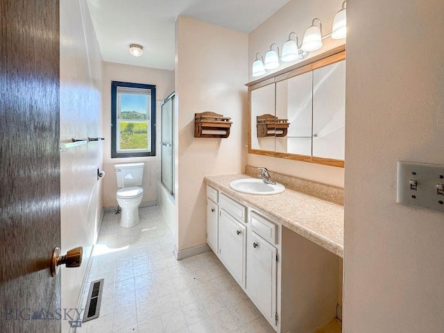 1716 S Rouse, Bozeman, MT 59715 - full bath featuring vanity and combined bath / shower with glass door