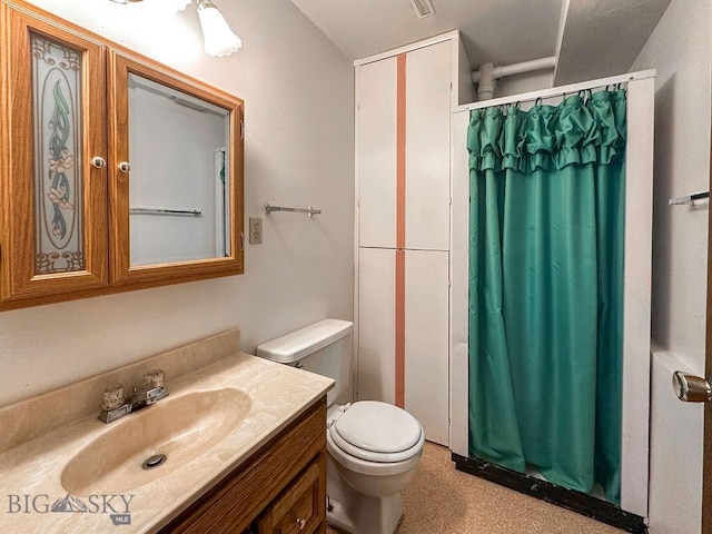 1716 S Rouse, Bozeman, MT 59715 - bathroom with vanity and a shower with curtain