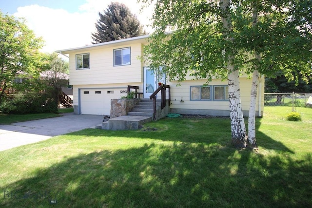 1716 S Rouse, Bozeman, MT 59715 - bi-level home featuring driveway, an attached garage, and stairs