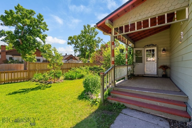 606 S Washington St, Dillon, MT 59725 - entrance to property with covered porch