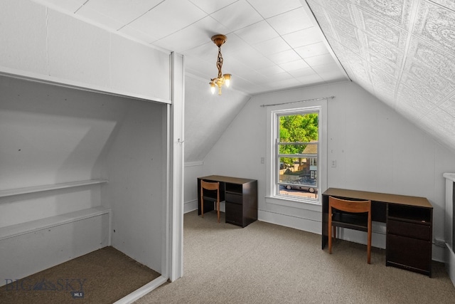 606 S Washington St, Dillon, MT 59725 - unfurnished office featuring lofted ceiling and carpet