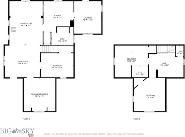 606 S Washington St, Dillon, MT 59725 - view of home floor plan