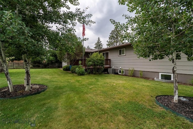 201 W 8th Ave, Big Timber, MT 59011 - view of yard with a deck