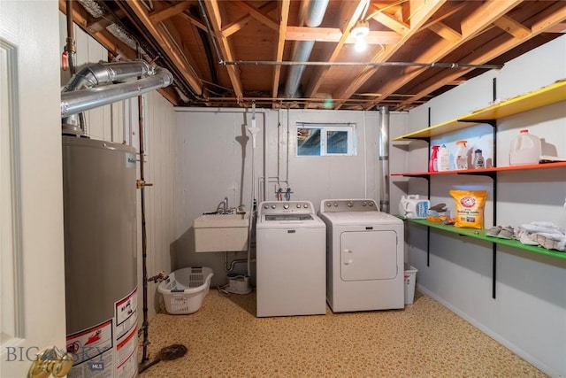 201 W 8th Ave, Big Timber, MT 59011 - unfinished below grade area with water heater and washer and dryer