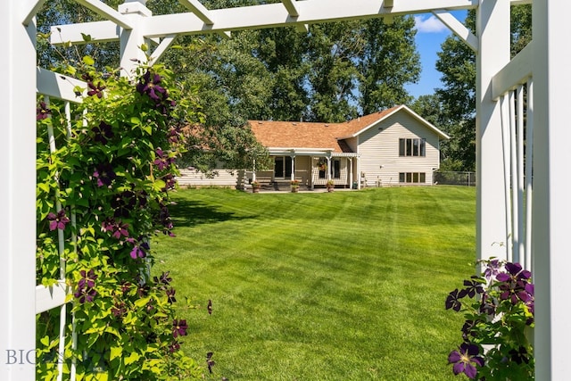 353 Sacajawea Peak Dr, Bozeman, MT 59718 - view of grassy yard with a patio area