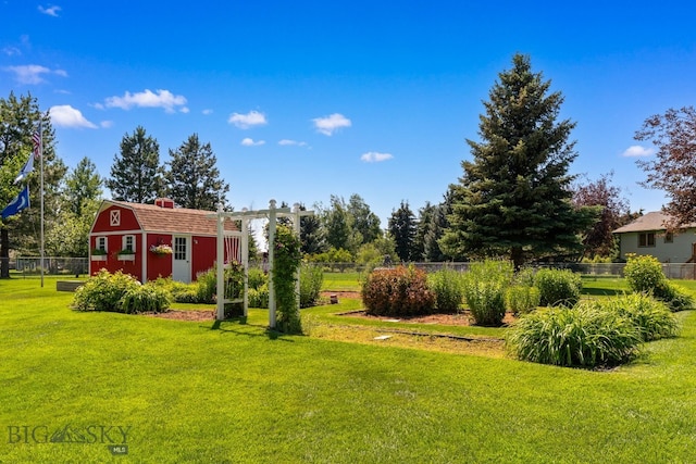 353 Sacajawea Peak Dr, Bozeman, MT 59718 - view of yard with an outdoor structure