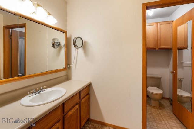 353 Sacajawea Peak Dr, Bozeman, MT 59718 - bathroom with vanity and tile patterned floors
