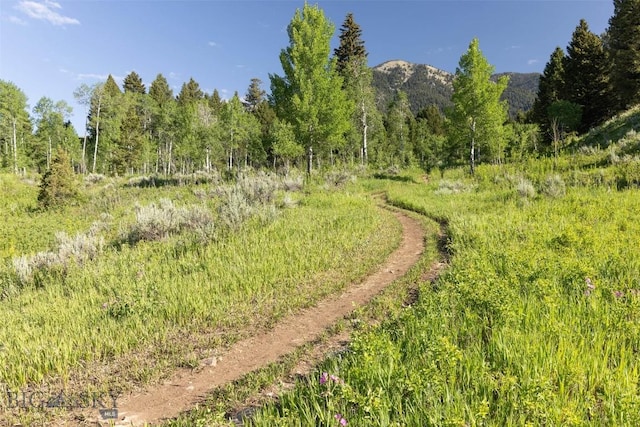 526 Chief Joseph, Big Sky, MT 59716 - view of undeveloped land featuring mountains
