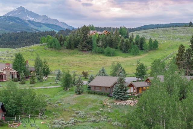 526 Chief Joseph, Big Sky, MT 59716 - view of mountain background with rural landscape