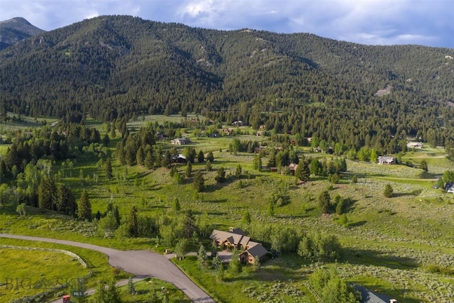 526 Chief Joseph, Big Sky, MT 59716 - mountain view featuring a forest